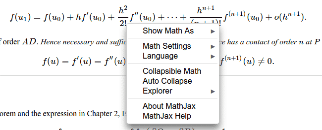 MathJAX JavaScript Library